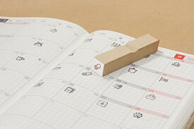 6mmサイズ お薬 カプセル アイコン イラスト シリーズ 手帳 カレンダー はんこ ハンコ ゴム印 [1371003]