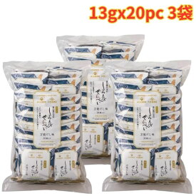 久世福しろえびせんべい 万能だし味 13g x 20pc 3袋 食べきりサイズ おやつ ギフト 大容量