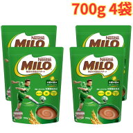 ネスレ ミロ オリジナル ジッパートップ 700g 4袋 ココア オリジナル 栄養機能食品 カルシウム 鉄 6種類…