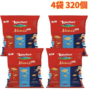 Loacker ���[�J�[ �~�j�[�Y �A�\�[�g 80�� 4�� 3��ނ̋l�ߍ��킹 �E�G�n�[�X �܂Ƃߔ���