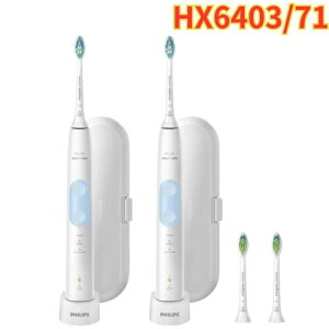 �t�B���b�v�X SONICARE �\�j�b�P�A�[ �v���e�N�g�N���[�� HX6403/71 2�{�g �փu���V2�{�t �d�����u���V