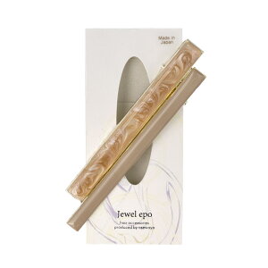 ヘアクリップ Jewel epo マーブル カラー 2個セット スリム クリップ | OSEWAYA ヘアアクセサリー ヘアアクセ レディース 女性 大人 プレゼント ギフト 結婚式 カジュアル おしゃれ オシャレ かわ