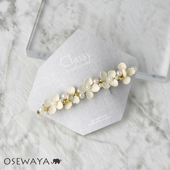 楽天市場】Classy GARDEN バレッタ ニッケルフリー ミニ フラワー 花 