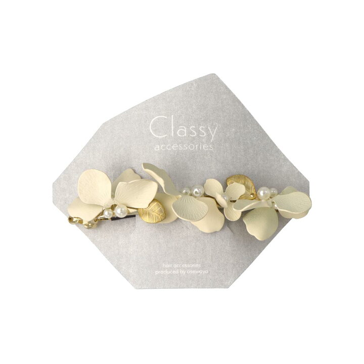 楽天市場】Classy GARDEN バレッタ ニッケルフリー フラワー 花 ペタル 