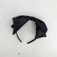 カチューシャ センター ビッグリボン | OSEWAYA ヘアアクセサリー ヘアアクセ レディース ヘアアレンジ …