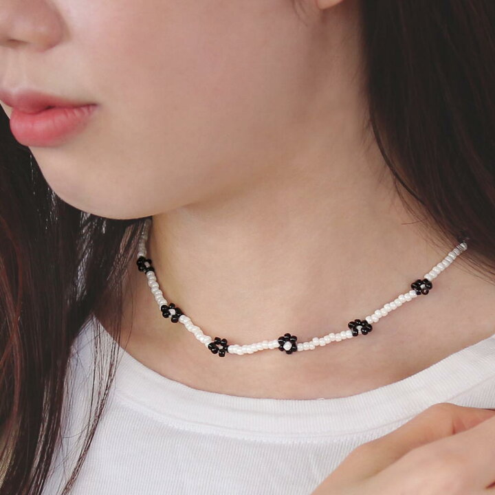 楽天市場 49 Offクーポン配布中 ネックレス ガラスビーズ お花 ショートネックレス アクセサリー レディース 女性 大人 プレゼント ギフト 結婚式 誕生日 おしゃれ オシャレ かわいい 可愛い シンプル Osewaya