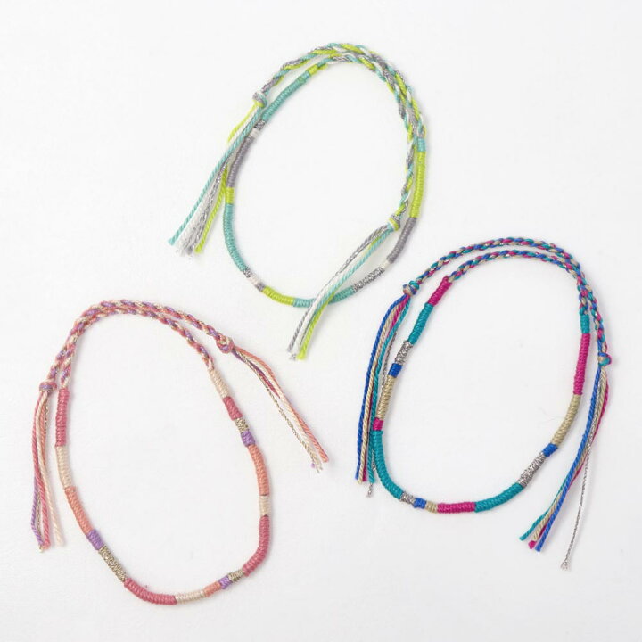 楽天市場 ブレスレット ニッケルフリー 刺繍糸 ミサンガ コードブレスレット アクセサリー レディース 女性 大人 プレゼント ギフト 結婚式 誕生日 おしゃれ オシャレ かわいい 可愛い シンプル Osewaya