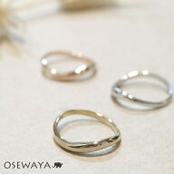 【スーパーセールMax50％OFF】リング ランダム ツイスト シンプル 幅2cm ニッケルフリー 指輪 | OSEWAYA …