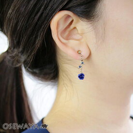 イヤリング ローズ アンティーク ディープカラー ネジバネ式イヤリング | OSEWAYA アクセサリー レディース 女性 大人 プレゼント ギフト 結婚式 誕生日 オシャレ かわいい