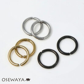 【楽天スーパーSALE 半額】イヤリング ステンレス 直径1.9cm 幅2mm メタル シンプル フープイヤリング | OSEWAYA アクセサリー レディース 女性 大人 プレゼント 誕生日