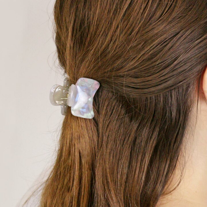 楽天市場 ヘアクリップ オーロラ マーブル ミニ バンスクリップ ヘアアクセサリー ヘアアクセ レディース 女性 大人 プレゼント ギフト 結婚式 カジュアル おしゃれ オシャレ かわいい 可愛い シンプル 代 30代 40代 50代 Osewaya