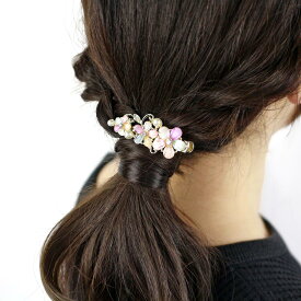 楽天市場 ヘアアクセサリー ミニクリップ パールの通販