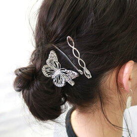 楽天市場 バタフライ ヘアアクセの通販