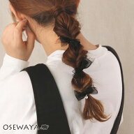 ヘアクリップ リボン パール ストーン 3個セット | OSEWAYA アクセサリー レディース 女性 大人 プレゼン…