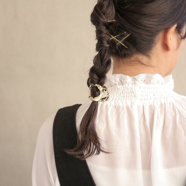 ヘアクリップ ニッケルフリー メタル うねうね ツイスト サークル ミニ バンスクリップ OSEWAYA ヘアアクセサリー ヘアアクセ 金属アレルギー レディース 女性 大人っぽい プレゼント カジュアル OSEWAYA うねうねヘアクリップ セット*05