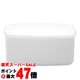 【楽天イーグルス感謝祭】野田琺瑯 レクタングル深型 LLサイズ シール蓋付き WRF-LL 3.2L / 約930g【バット ホワイトシリーズ 日本製 保存容器 ホーロー】【日本製 長期保存の糠漬け 漬物 ジャム 酢漬け マリネ 漬け容器】【宅配便送料無料】 (6047673)