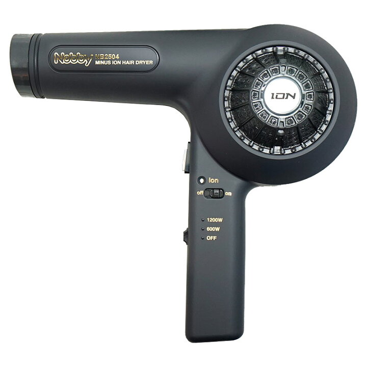 最大79%OFFクーポン Nobby マイナスイオンヘアーNB2504 日本製 Nobby ノビー NB-3100 ブラック NB3100 日本製マイナスイオンヘアードライヤー (6030501)