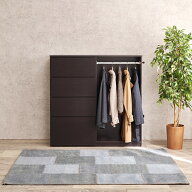 【最大3000円OFFクーポン】【直送】ハンガーラック 【VKH-7275DBR】ダークブラウン HAGIHARA 萩原【宅配…