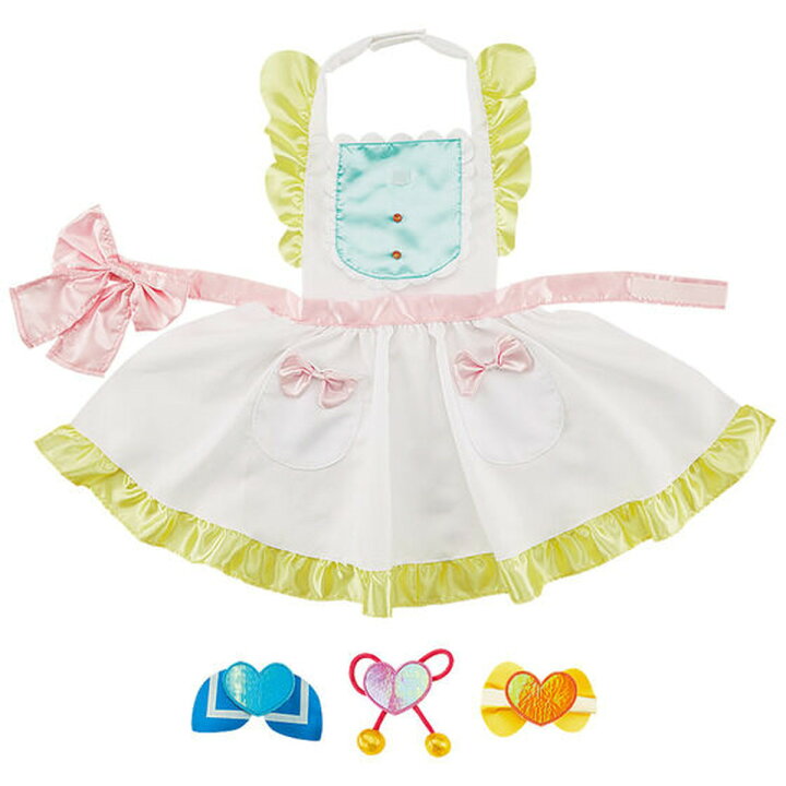 楽天市場 お買い物マラソン デリシャスパーティ プリキュア Delicious Cooking 3way エプロンドレス 3歳 バンダイ Bandai ドレス なりきり エプロン 女の子 宅配便送料無料 おしゃれcafe楽天市場店