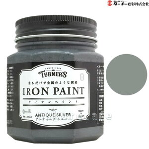 【最大400円OFFクーポン】ターナー色彩 アイアンペイント200ml #12 アンティークシルバー【宅配便送料無料】 (6023363)