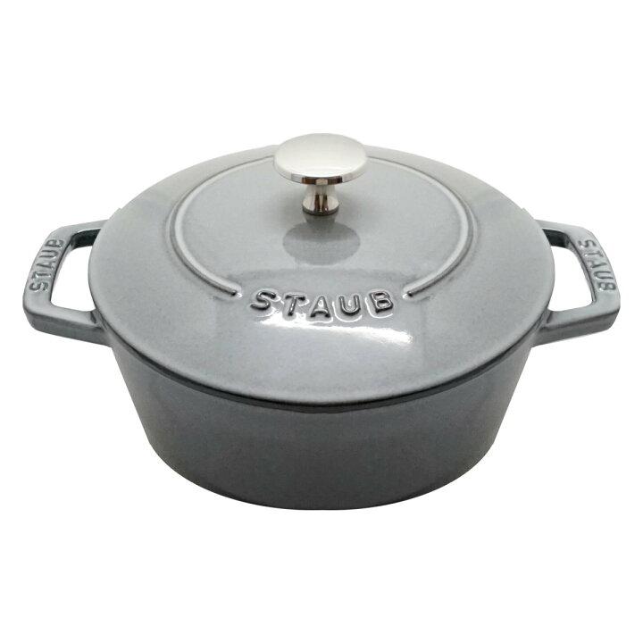 楽天市場】ストウブ ワナベ Mサイズ 18cm グレー Staub Wa-NABE 40501 