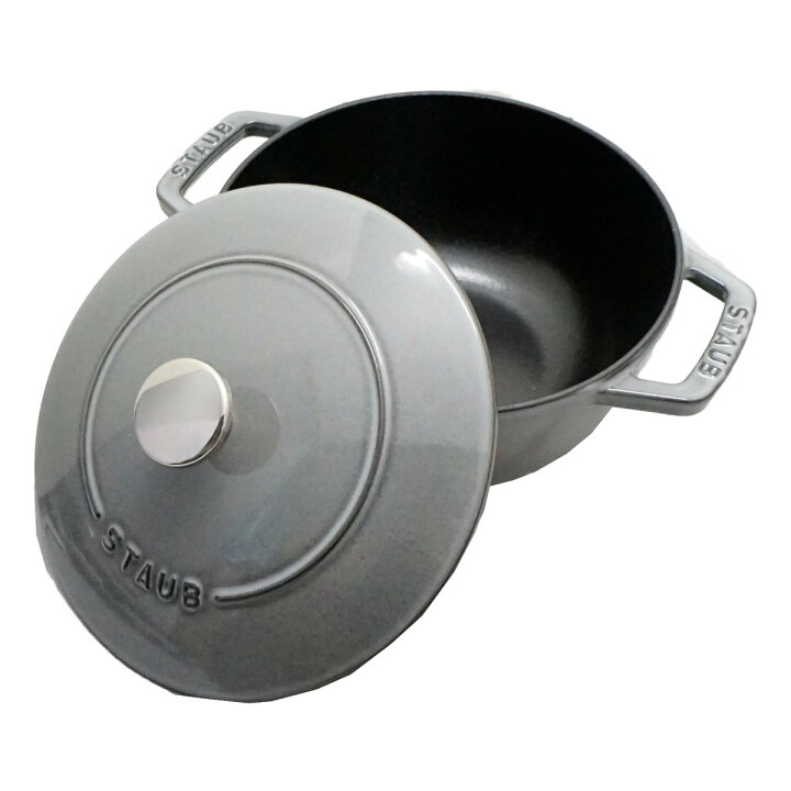 楽天市場】ストウブ ワナベ Mサイズ 18cm グレー Staub Wa-NABE 40501 
