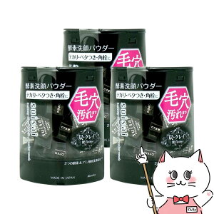 【3個セット】カネボウ suisai スイサイ ビューティクリア ブラック パウダーウォッシュ 0.4g×32個×3個【酵素洗顔パウダー】【宅配便送料無料】 (6045443-set3)
