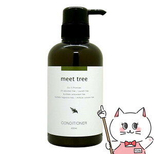 meet tree ミートツリー コンディショナー 400ml【コーテック】【ヒノキの香り リンス ヘアケア ひのき 桧 檜 精油 オーガニック アロマ ボタニカル 無添加 アロマシャンプー 天然由来 植物由来