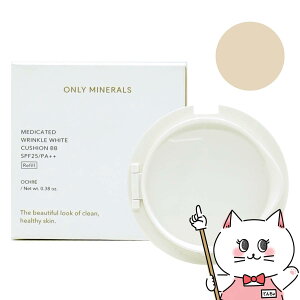 �y�ő�400�~OFF�N�[�|���z�yONLY MINERALS�z�I�����[�~�l���� ��p�����N���z���C�g�N�b�V����BB SPF25 PA++ 11g ���t�B��(�p�t�t��)#���C�g�I�[�N���y��򕔊O�i�z�y������P�����t�@���f�[�V����