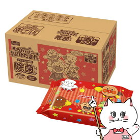 レック アンパンマン ノンアルコール 除菌シート 56枚×12(1ケース) A00332【LEC アンパンマン ケース売り 箱 まとめ買い ベビー】【SBT】 (6045207)【itm】