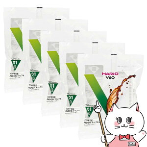 yő400~OFFN[|zy5ZbgzHARIO VCF-01-100W V60py[p[tB^[_fY01×5ySBTz (6053391-set5)