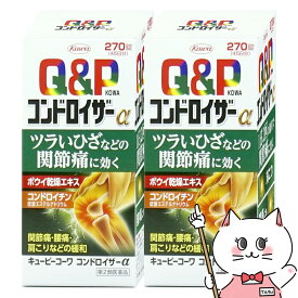 【第2類医薬品】【セット】キューピーコーワコンドロイザーα 270錠×2個【肩こり・関節痛】【興和株式会社】【宅配便送料無料】 (6045290-set1)