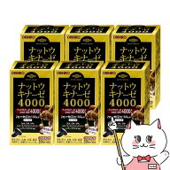 【セット】ナットウキナーゼ4000 60粒×6個【オリヒロ】【宅配便送料無料】 (6062059-set2)