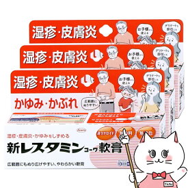 【第3類医薬品】【セット】新レスタミンコーワ軟膏 30g×3個(セルフメディケーション税制対象)【興和】【皮膚の薬】【メール便送料無料】 (6064276-set2)