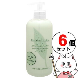 【お買い物マラソン】【6個セット】エリザベスアーデン グリーンティー リフレッシング ボディローション 500ml【ボディケア グリーンティボディローション】ELIZABETH ARDEN【宅配便送料無料】 【あす楽対応_関東】即納(5000453-set6)