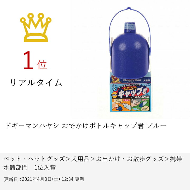 激安大特価! ドギーマン おでかけボトルキャップ君 ピンク 給水 水筒 関東当日便 ドギーマン シャワー付き ペットの水筒 ブルー S サイズ