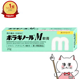 【第2類医薬品】ボラギノールM 軟膏 20g【痔の薬】【天藤製薬株式会社】【メール便送料無料】(6046171)