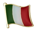 送料無料/トリコローレ イタリアーノはイタリア国旗【イタリア フラッグ ピン バッジ】キャップや ! シャツに !/フラッグ型/バッジもおしゃれの1つ/用途色々 !/イタリア 大好きな人へ !【発送はDM便】