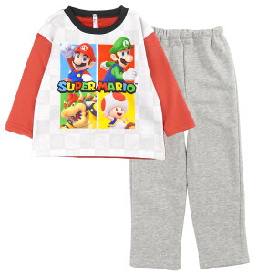 �X�[�p�[�}���I�u���U�[�Y ���N�� ���� �p�W���} �㉺�Z�b�g �L�b�Y �W���j�A �j�̎q �H�~�t 100 110 120 2709811 663604J �S2�F SUPER MARIO �Q�[�� �L�����N�^�[ �C�V�� Nintendo ���� �q�� �� �� �� �O��