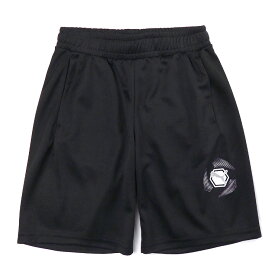 プーマ アクティブ グラフィック スポーツ ハーフパンツ キッズ・ジュニア 130 140 150 160 ブラック 687747 01 PUMA ACTIVE SPORTS 男の子 ショートパンツ 半ズボン トレーニングウェア ジャージ ポケット付 吸水速乾 ロゴ 黒 PUMA BLACK