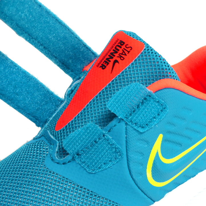 楽天市場 Nike Star Runner 2 Tdv 13 14 15 16 キッズ トドラー用スニーカーシューズ ナイキ スターランナー ローカット At1803 403 マジックテープ ベルクロ ゴム紐 軽量 子供 子ども 靴 くつ 男の子 男児 青 蛍光 ネオン ブルー あす楽 おしゃれmarket