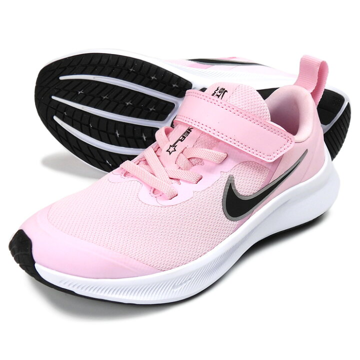 楽天市場 箱アウトレット Nike Star Runner3 Psv キッズ ジュニア用スニーカーシューズ 16 5 17 17 5 18 18 5 19 19 5 5 21 21 5 22 ナイキ スターランナー3 Da2777 601 子供 子ども 女児 女の子 ベルクロ ゴム紐 ローカット 靴 くつ ピンク あす楽