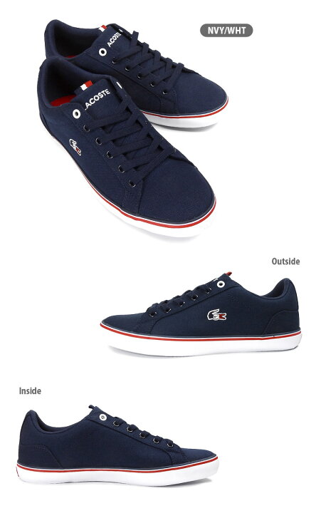楽天市場 箱アウトレット Lacoste Lerond 218 1qsp Caw レディース用スニーカーシューズ 23 23 5 24 24 5 Caw0092 7 35caw ラコステ ルロン 218 1qsp Cnv ローカット 女性 婦人 レースアップ 紐 ひも レースアップ 靴 くつ Ortholite トリコロールカラー 紺