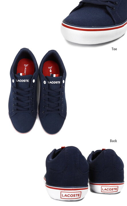 楽天市場 箱アウトレット Lacoste Lerond 218 1qsp Caw レディース用スニーカーシューズ 23 23 5 24 24 5 Caw0092 7 35caw ラコステ ルロン 218 1qsp Cnv ローカット 女性 婦人 レースアップ 紐 ひも レースアップ 靴 くつ Ortholite トリコロールカラー 紺