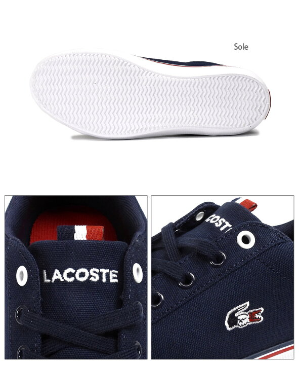 楽天市場 箱アウトレット Lacoste Lerond 218 1qsp Caw レディース用スニーカーシューズ 23 23 5 24 24 5 Caw0092 7 35caw ラコステ ルロン 218 1qsp Cnv ローカット 女性 婦人 レースアップ 紐 ひも レースアップ 靴 くつ Ortholite トリコロールカラー 紺