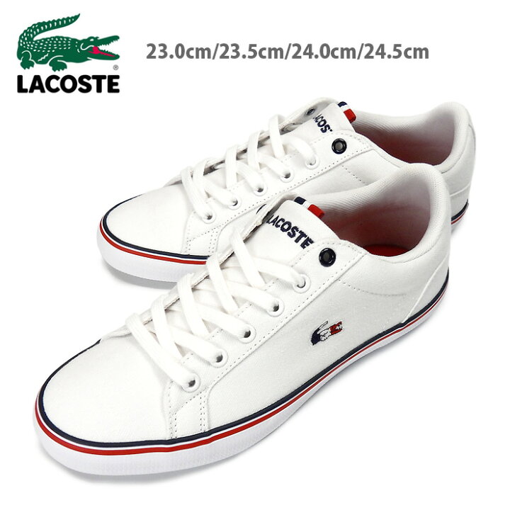 特別送料無料 Lacoste スニーカー 24 5cm 箱あり Www Instantupright Com