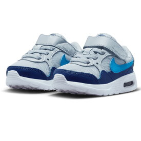 NIKE Air Max SC(TDV) キッズ用スニーカーシューズ 12 13 14 15 16 ナイキ エア マックス SC CZ5361 011 ベビー トドラー 子ども 子供 男の子 男児 女の子 女児 幼児 運動靴 軽量 ベルクロ マジックテープ 面ファスナー ゴム紐 靴 くつ グレー ブルー 箱アウトレット