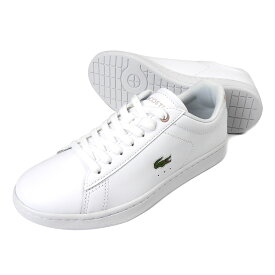 LACOSTE CARNABY EVO BL 21 1 SFA レディース用ローカットスニーカーシューズ 22.5 23 23.5 24 24.5 ラコステ カーナビー エヴォ 41SFA00351Y9 SF00351 ウィメンズ 女性 婦人 靴 くつ レースアップ ひも 白 ホワイト ラテピンク white WHT/LT PINK 箱アウトレット