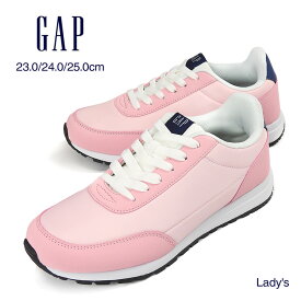 GAP ローカットスニーカーシューズ レディース ピンク 23 24 25 GPU12203 ギャップ ウィメンズ 女性 婦人 靴 くつ レースアップ 紐 ひも トレーニング ジョギング ランニング ジム 軽量 運動 スポーツ PINK 箱アウトレット 送料無料