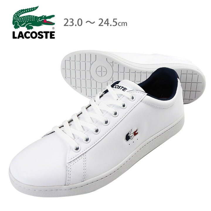 楽天市場】LACOSTE CARNABY EVO TRI 1 スニーカー シューズ レディース 